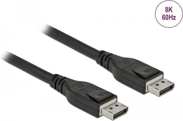 DeLOCK Active DisplayPort-kabel 8K 60 Hz 15 m - 15 m - DisplayPort - DisplayPort - Han - Han - 7680 x 4320 pixels (85504)