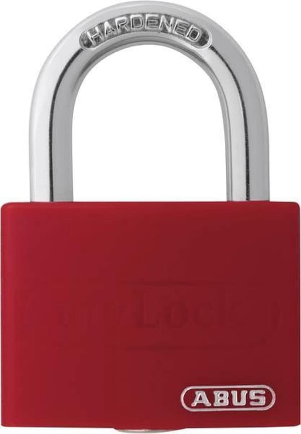Abus alumiininen riippulukko T65AL/40 punainen