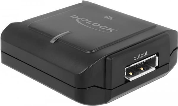 DeLOCK DisplayPort 1.4 Repeater 8K 30 Hz - Repeater - DisplayPort - 20-pin DisplayPort / 20-pin DisplayPort - op til 10 m (11474)