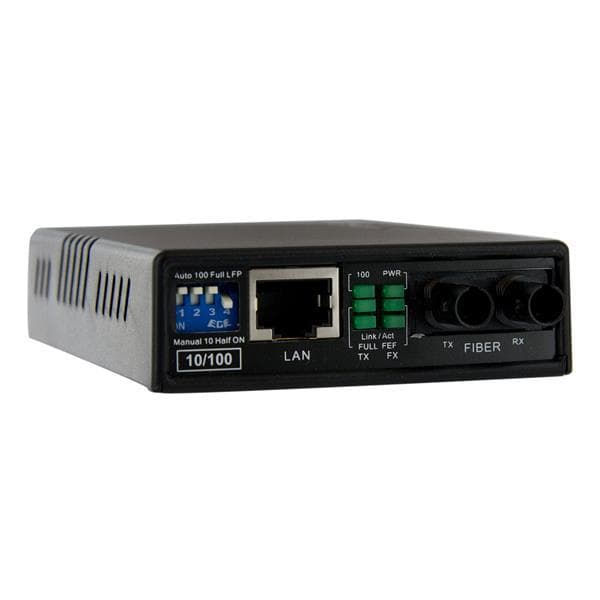 MM Fiber Ethernet Media Converter ST 2km