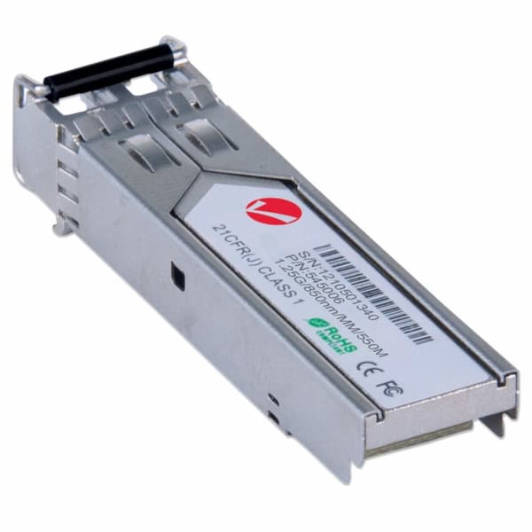 Intellinet - SFP (Mini-GBIC) lähetin-vastaanotinmoduuli - Gigabit Ethernet - 1000Base-SX - LC Multi-Mode - 850 nm (545006)