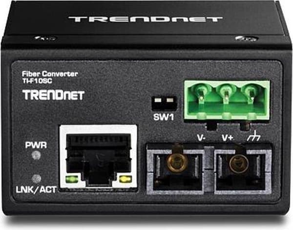 Trendnet TI-F10SC verkkomediamuunnin 200 Mbit/s 1310 nm Multimode Black