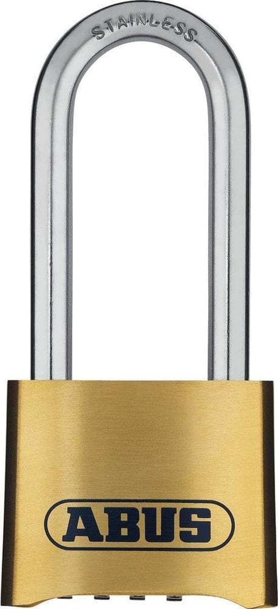 ABUS kombinationshængelås med messinglåskasse (50mm)