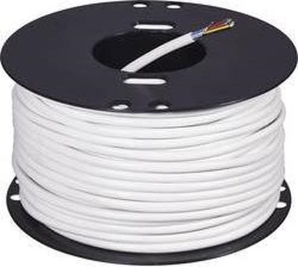 ABUS AZ6360 Larmkabel LiFY 8 x 0,22 mm² Vit 50 m