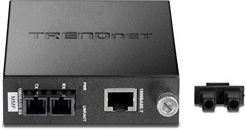 TRENDnet TFC-1000 - Mediekonverter - 1000Base-SX, 1000Base-T - RJ-45 - SC multi-mode - ekstern - op til 550 m (TFC-1000MSC)