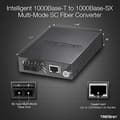 Miniatyrbillede 2 af 6: TRENDnet TFC-1000 - Mediekonverter - 1000Base-SX, 1000Base-T - RJ-45 - SC multi-mode - ekstern - op til 550 m (TFC-1000MSC)
