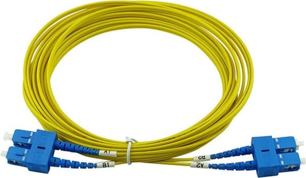 Kompatibel Cisco CAB-SMF-SC-SC-20 BlueOptics duplex fiberoptisk patchkabel, SC-UPC/SC-UPC beige, 20 meter, singlemode, E9/125µm G.657.A1, ingångsförlu