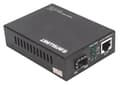 Miniatyrbild 2 av 8: Intellinet Gigabit PoE+ Media Converter - Media Converter - GigE - 10Base-T, 100Base-TX, 1000Base-T - RJ-45 / SFP (mini-GBIC) - upp till 120 km