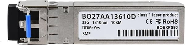 Yhteensopiva Cisco DS-SFP-FC32G-LW BlueOptics© BO27AA13610D SFP28 lähetin-vastaanotin, LC-Duplex, 32GBASE-LW, yksimuotokuitu, 1310nm, 10KM, DDM, 0°C/+