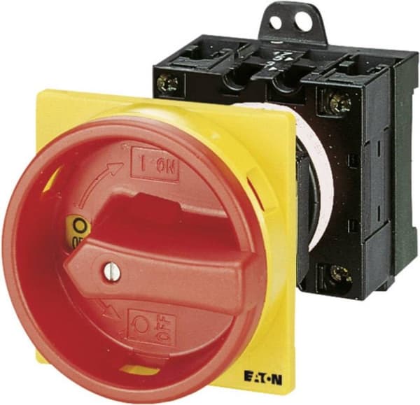 Eaton T0-2-1/V/SVB Knastknap omskiftelig 20 A 1 x 90 ° Rød, Gul 1 stk.