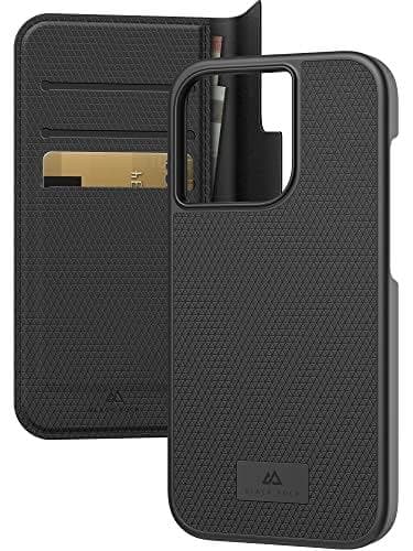 Black Rock Wallet 2-i-1 til Apple iPhone 14 Pro, Sort (00215165)