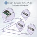 Miniatyrbillede 3 af 6: TRENDnet TEG 10GBS10 - SFP+ transceiver modul - 10GBase-LR - LC single mode - op til 10 km - 1310 nm (TEG-10GBS10)
