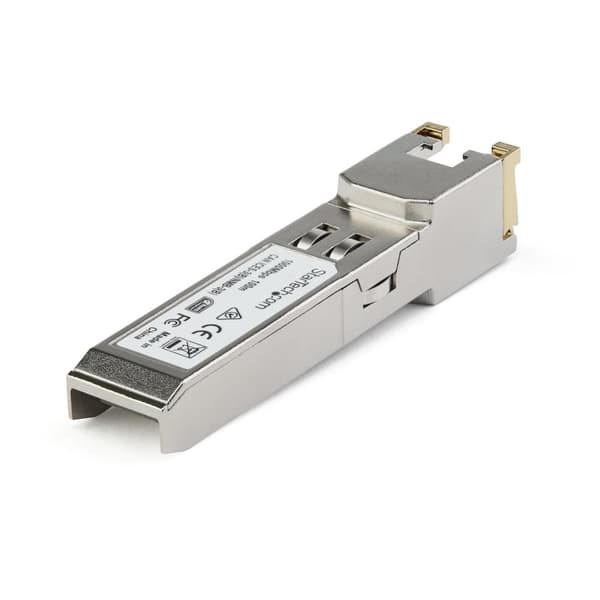 StarTech.com GLCTEST SFP Transceiver Module (1000BASE-T, Koppar, Cisco GLC-TE-kompatibel SFP-modul, RJ45 Mini-GBIC) - SFP (Mini-GBIC) Transceiver Modu