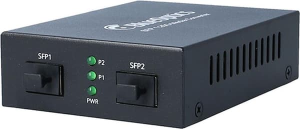 BlueOptics Gigabit Ethernet Media Converter - 2x SFP-kortplats (utan transceiver) (BLMC004)