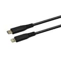 Miniatyrbillede 3 af 3: TerraTec Charge CL2 USB C til Lightning-kabel 2 meter Lavet til iPhone, Type C Lightning USB Type-C til Lightning-datakabel til iPhone 12 pro max/mini