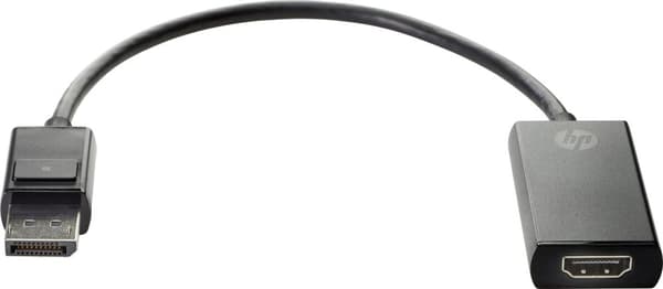 HP DisplayPort till HDMI 4K-adapter - Videoanslutning - DisplayPort / HDMI - DisplayPort (M) till HDMI (W) - 4K-stöd