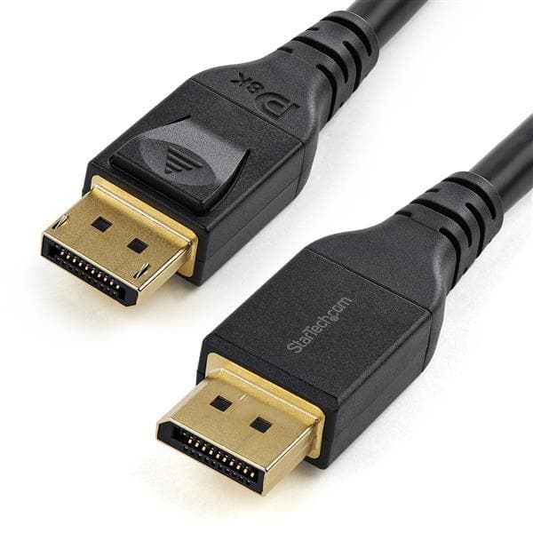 StarTech.com DP14MM4M DisplayPort 1.4-kabel (4m, 8K@60Hz, HBR3, HDR, Guldbelagt, VESA-certificeret) - DisplayPort-kabel - DisplayPort (M) Snappet til