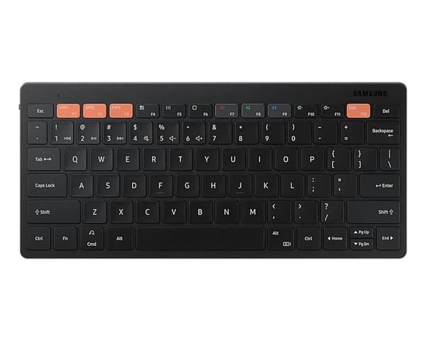 Samsung Smart Keyboard Trio 500 EJ-B3400 - tangentbord - trådlöst - Bluetooth 5.0 - QWERTZ - tyska - svart
