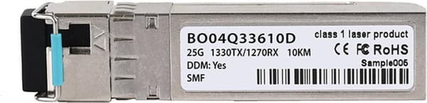 Kompatibel Dell SFP28-25G-BX-D-10KM BlueOptics© BO04Q33610D SFP28 Bidi Transceiver, LC-Simplex, 25GBASE-BX-D, Singlemode Fiber, TX1330nm/RX1270nm, 10K