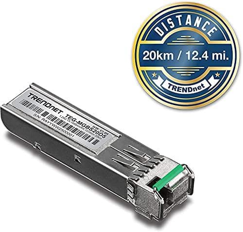 TRENDnet TEG MGBS20D5 - SFP (Mini-GBIC) transceivermodul - Gigabit Ethernet - 1000Base-LX, Fiber Channel - LC enkelläge - 1550 (TX) / 1310 (RX) nm (TE