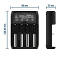 Pikkukuva 4 / 6: ANS 1001-0122 - Pöytälaturi Lithium 4 NiMh Li-Ion LiFePO4 LCD 4 - Lithium Ion (Li-Ion) - Nikkelimetallihydridi (NiMH) (1001-0122)