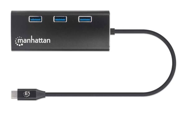 MANHATTAN USB-C DOCK/HUB HDMI/USB-C/USB-A nätverk 5 GBP PD-kortläsare