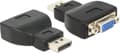Miniatyrbillede 1 af 4: DeLOCK Premium DisplayPort 1.2 til VGA adapter / sort