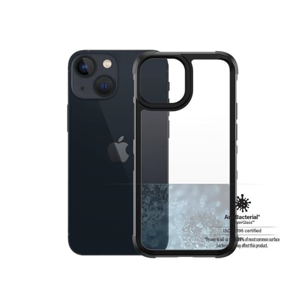 PanzerGlass™ SilverBullet etui, etui kompatibelt med iPhone 13 - stødsikkert etui, ægte militærbeskyttelse hårdt etui Mobiltelefonetui til iPhone 13 (