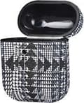Miniatyrbillede 1 af 4: TERRATEC AirBox Beskyttelsesetui til AirPods Fabric Grain 3 Sort Hvid
