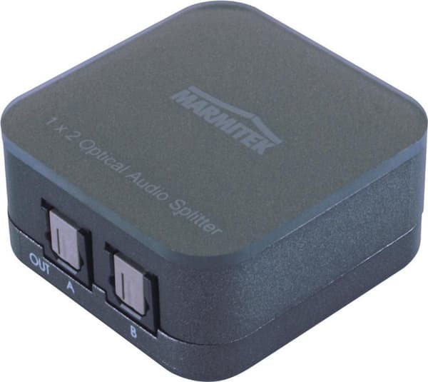 Marmitek Split TS12 digital optisk Toslink audio splitter 1 in - 2 out