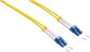 LogiLink - Patchkabel - LC single mode (M) til LC single mode (M) - 10 m - fiberoptisk - duplex - 9/125 mikron - OS1/OS2 - halogenfri - gul
