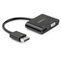 Miniatyrbild 1 av 5: StarTech.com DisplayPort till HDMI VGA-adapter - DisplayPort 1.2 HBR2 till HDMI 2.0 (4K 60Hz) eller VGA 1080p omvandlardongel - DP till HDMI eller VGA