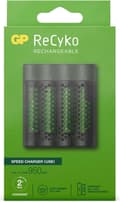 Miniatyrbillede 3 af 8: GP ReCyko AA/AAA Speed ​​​​Oplader (USB) - Batterioplader - inkl. 4x AAA batterier 950mAh