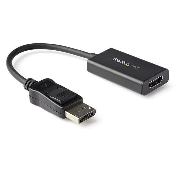 StarTech.com DisplayPort till HDMI-adapter med HDR - 4K 60Hz - Svart - DP till HDMI-omvandlare - DP2HD4K60H - Videokontakt - DisplayPort / HDMI - Disp