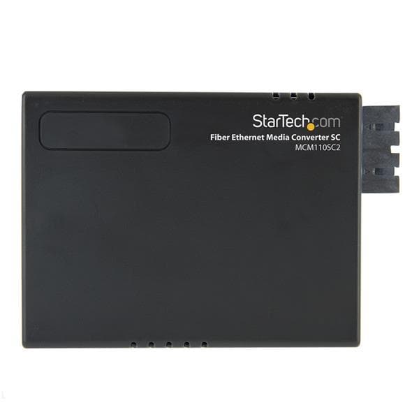 StarTech 10/100 Mbit/s Ethernet Fiberoptisk Multimode Mediekonverter SC 2km - Mediekonverter - 10Base-T, 100Base-FX, 100Base-TX - RJ-45 / SC multi-mod