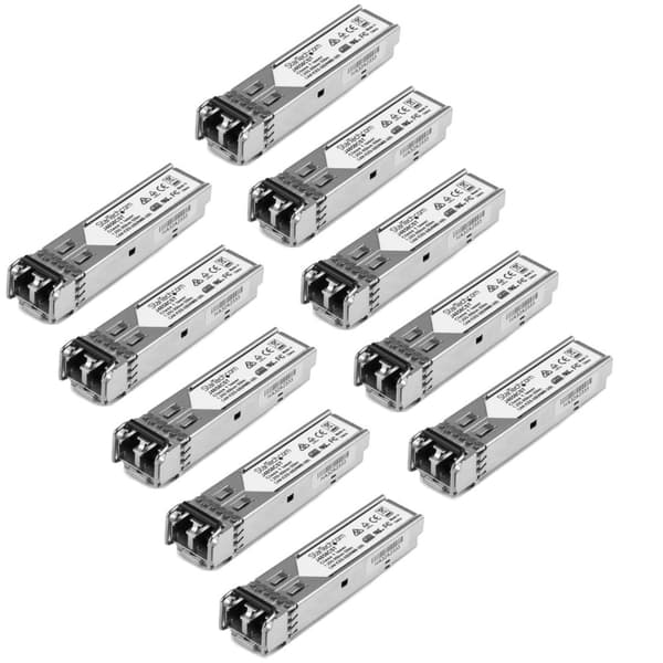 StarTech Gigabit Fiber SFP Transceiver Modul - HP J4858C kompatibel - MM LC m/ DDM - 550m - 10 stk.