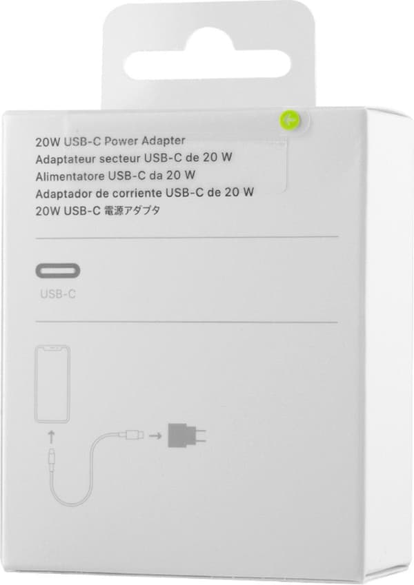 Applen 20 W USB-C-laturi - Pikalaturi iPhone - Valkoinen