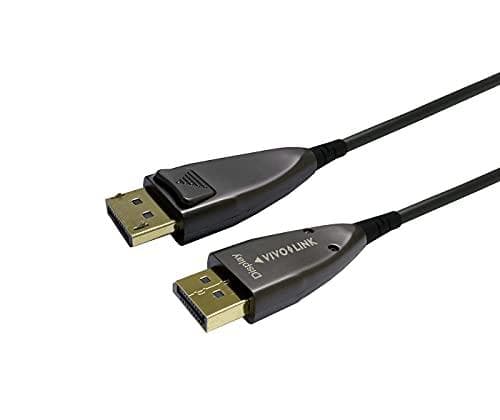 VivoLink PRODPOP15 DisplayPort-kabel 15m Sort - Grå (PRODPOP15)