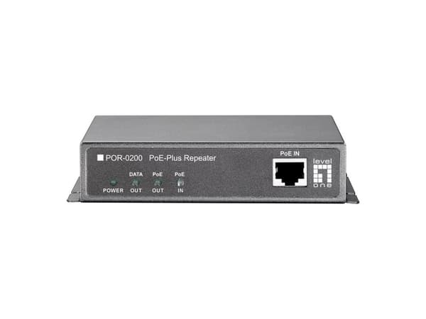LevelOne POR-0200 - Repeater - 2 portar - RJ-45 / RJ-45 - upp till 100 m (552045)