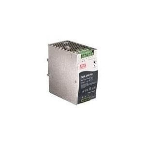 TRENDnet TI-S24048 - strømforsyning (DIN-skinne monteres) - AC 100-240V - 240 Watt - aktiv PFC - til TRENDnet TI-PG80 (TI-S24048)