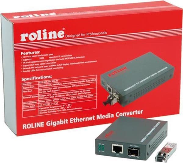 Roline 21.13.1069 netværksmediekonverter