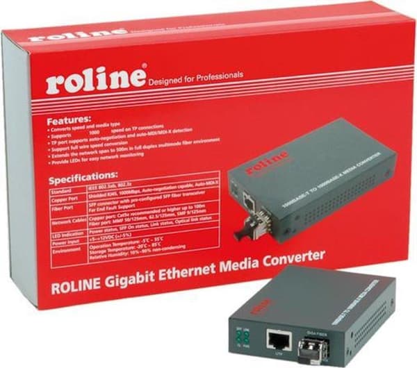 Roline 21.13.1069 netværksmediekonverter