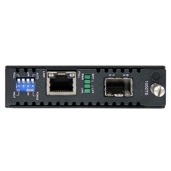 StarTech Gigabit Ethernet Fiber Media Converter med åben SFP Slot - Medie Converter - Fast Ethernet, Gigabit Ethernet - 1000Base-SX, 100Base-LX, 1000B