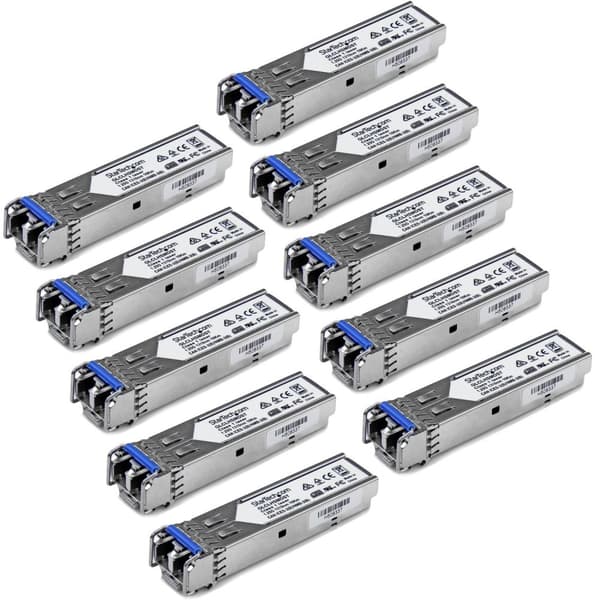 StarTech.com Gigabit Fiber Optic SFP -lähetin-vastaanotinmoduuli - Cisco GLC-LH-SMD -yhteensopiva - SM/MM LC - 10 km / 550m - SFP (Mini-GBIC) lähetin-