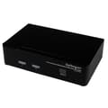 Miniatyrbild 1 av 4: StarTech.com 2-portars DisplayPort USB KVM-switch - DisplayPort KVM-switch med ljud - Högupplöst DisplayPort Desktop-switch - KVM/Audio-switch - 2 x K