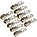 Miniatyrbillede 3 af 3: StarTech Gigabit RJ45 Kobber / Kobber SFP Transceiver Modul - HP J8177C kompatibel - Pakke med 10 stk.