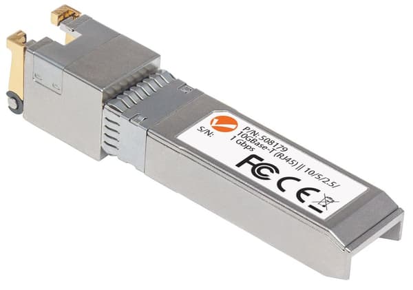 Intellinet - SFP+ Transceiver Modul - 10 GigE, 5 GigE, 2,5 GigE - 100Base-TX, 10GBase-T, 2,5GBase-T, 5GBase-T - RJ-45 - op til 100m (508179)