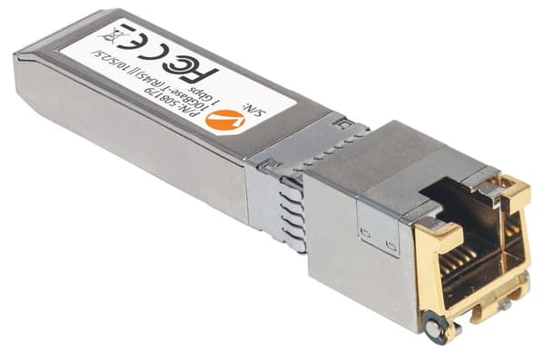 Intellinet - SFP+ Transceiver Modul - 10 GigE, 5 GigE, 2,5 GigE - 100Base-TX, 10GBase-T, 2,5GBase-T, 5GBase-T - RJ-45 - op til 100m (508179)