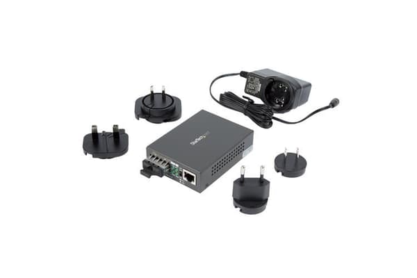 StarTech.com Gigabit Ethernet till SC Fiber Media Converter - 1000Base-SX - Multimode 550 m - Media Converter - 100Mb LAN - 1000Base-SX, 100Base-TX, 1