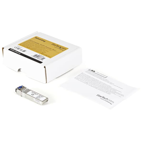 StarTech.com J9151E-ST Transceiver Modul (SFP+ modul, 10GBase-LR HP kompatibel, Fiber, 1310nm, LC Single Mode med DDM) - SFP+ transceiver modul (svare